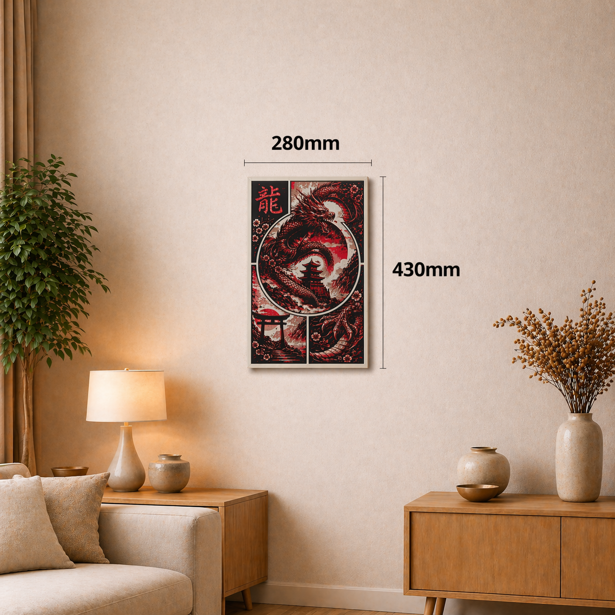 Tableau mural 3D – Effet lévitation