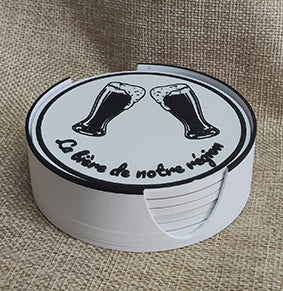 Sous-verres personnalisables pour des apéros réussis !