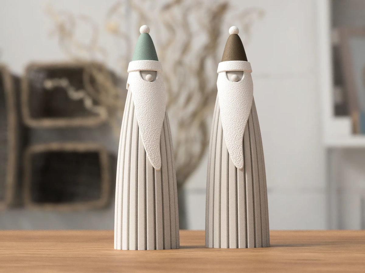 Père Noël nordique cannelé – décoration à poser