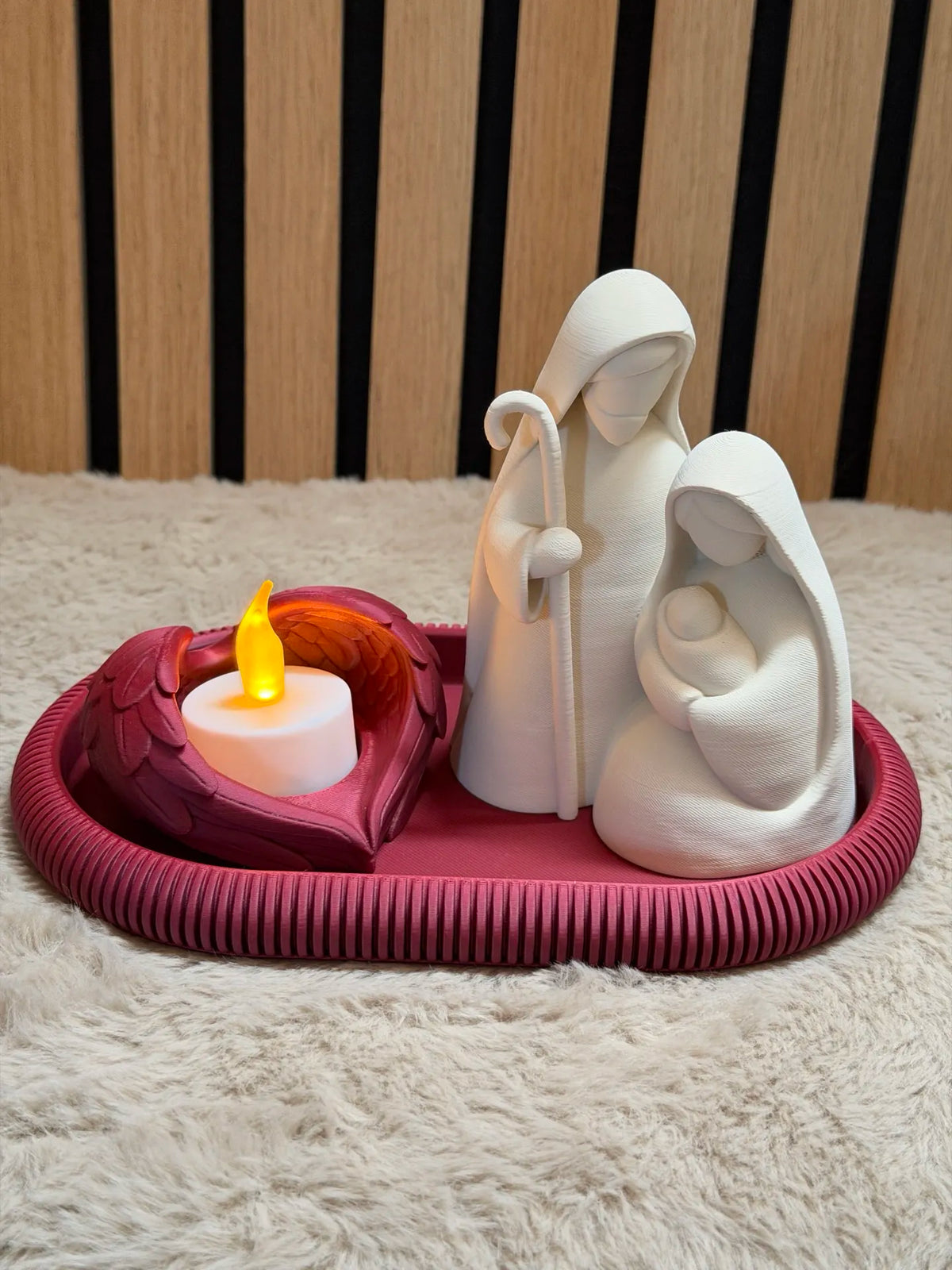 Vide-poche ovale cannelé – plateau décoratif