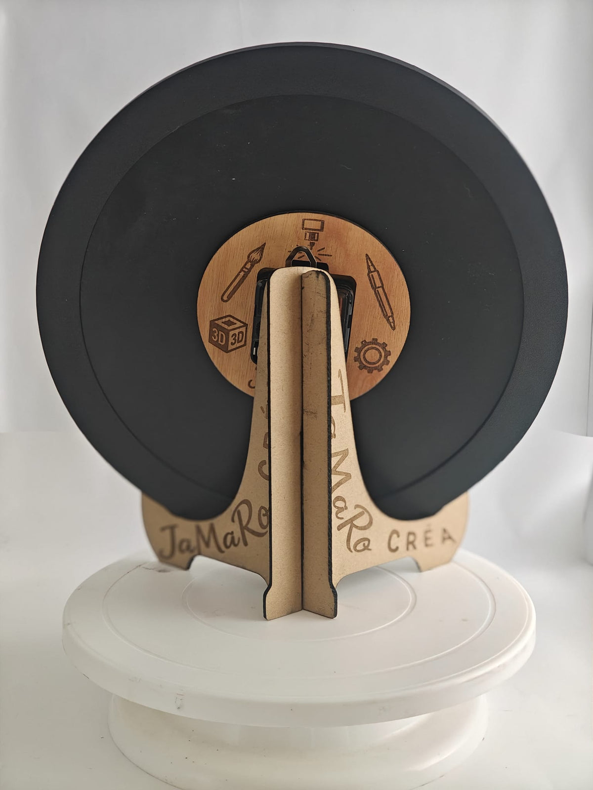 Horloge Café – Grains de café & résine – 30 cm