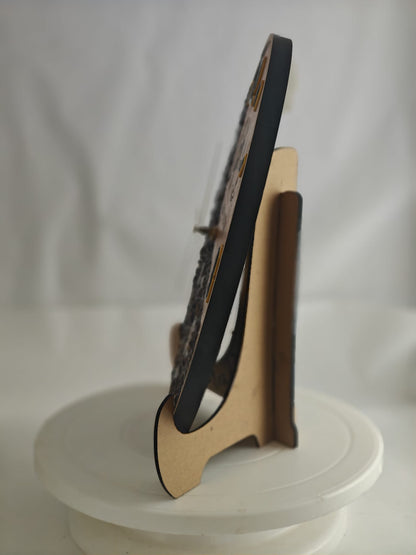 Horloge Café – Grains de café & résine – 30 cm