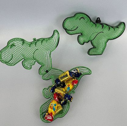Dinosaure en filet – boîte à bonbons pour enfants