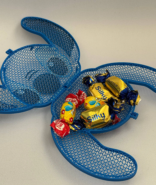 Stitch en filet – boîte à bonbons