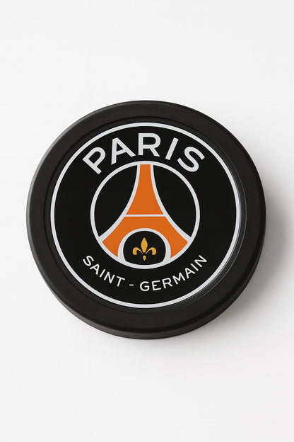 Set supporter PSG – Décapsuleur + 4 sous-verres + socle – Impression 3D & finition résine