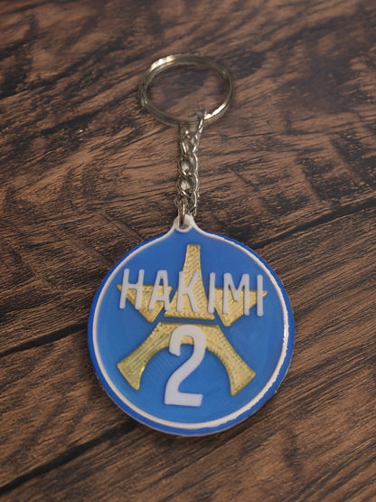 Porte-clés Football Personnalisés – Joueurs & Logo PSG – Idée Cadeau Supporter