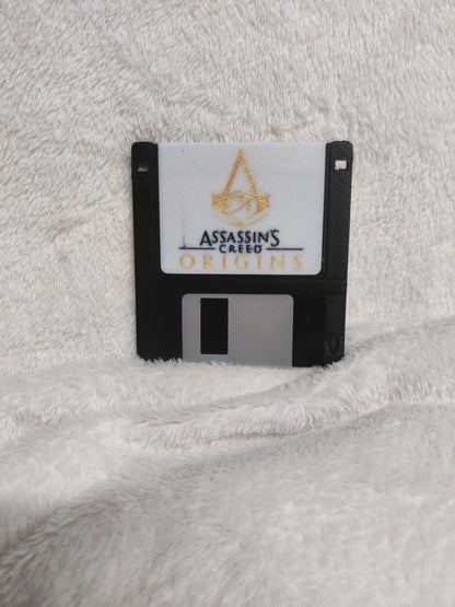 Sous-verres disquettes 🎮 – À l’unité ou en lot (10 ou 20 avec boîte offerte) – Cadeau geek rétro & moderne