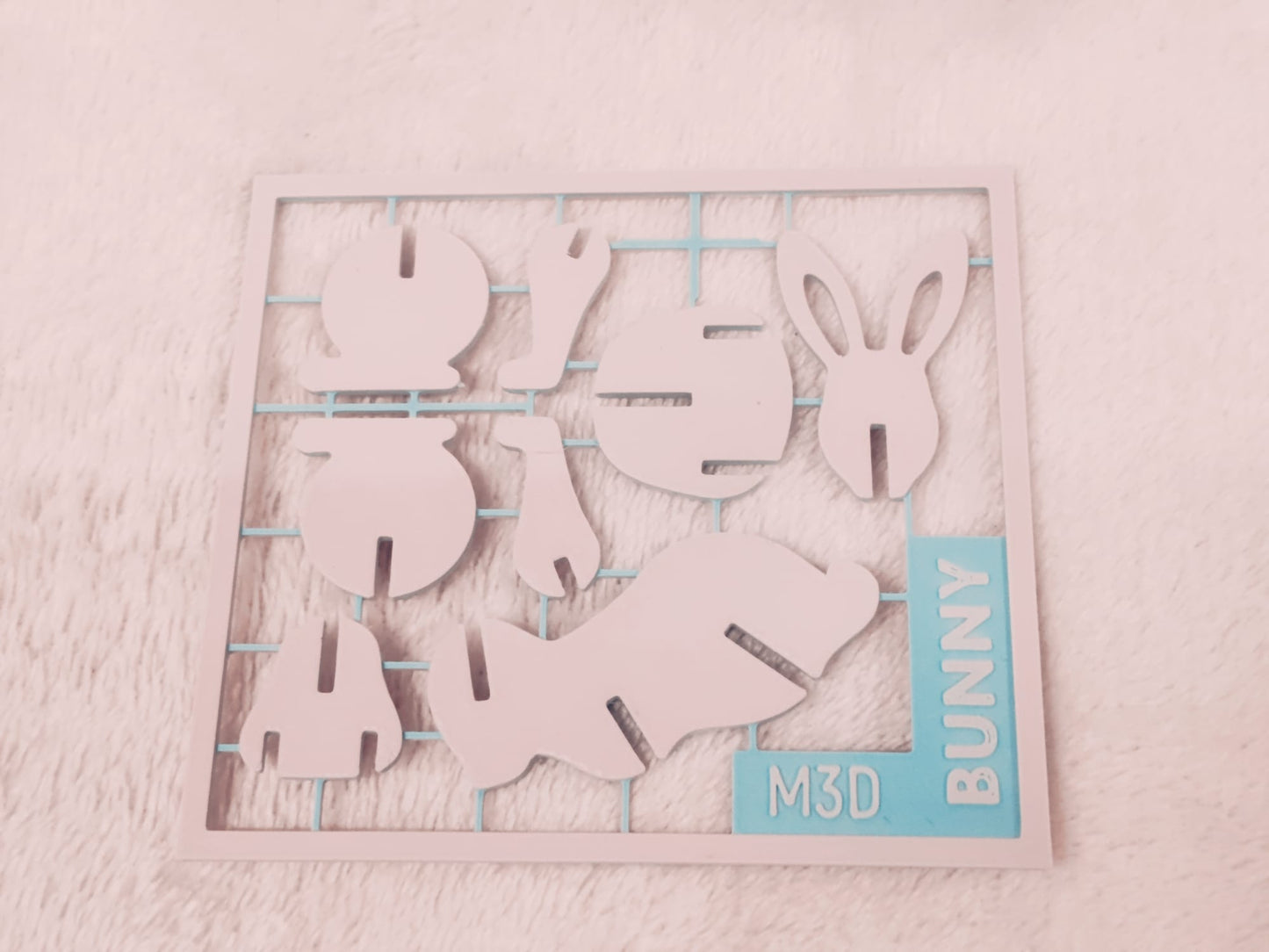 Petit lapin puzzle, impression 3D