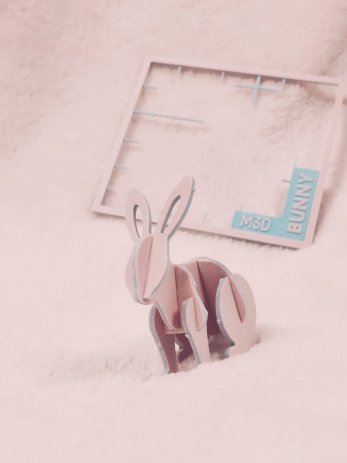 Petit lapin puzzle, impression 3D