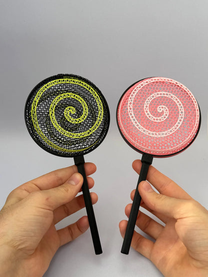 Sucette géante en filet – contenant à bonbons